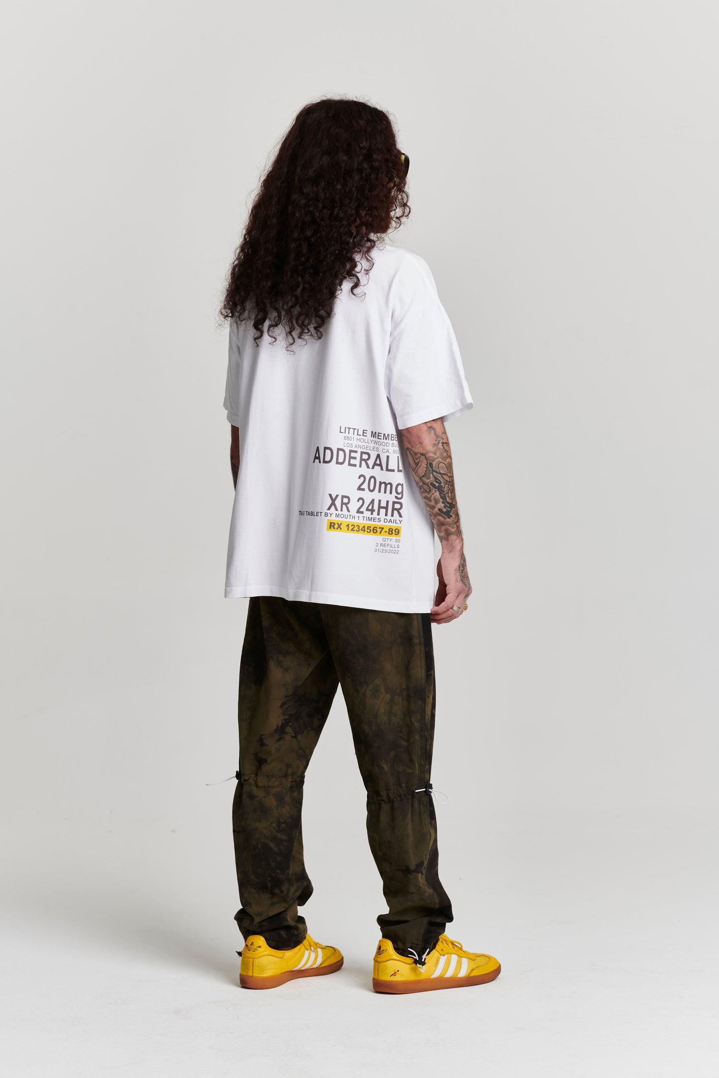 FARM TO TABLE FRONT PRESCRIPTION BACK SHORT SLEEVE TEE WHITE