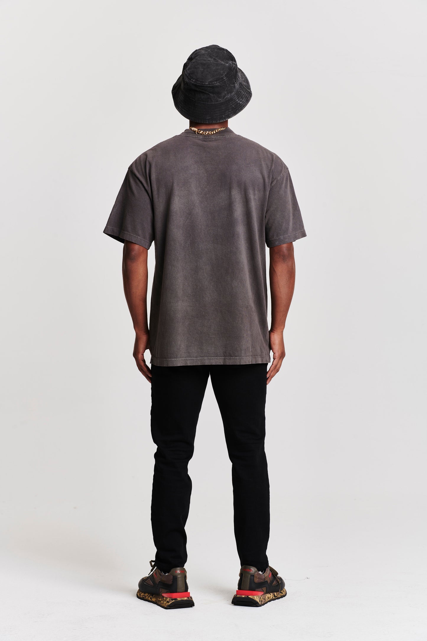 HARDCORE PLEASURES GRAPHIC SHORT SLEEVE T-SHIRT GREY
