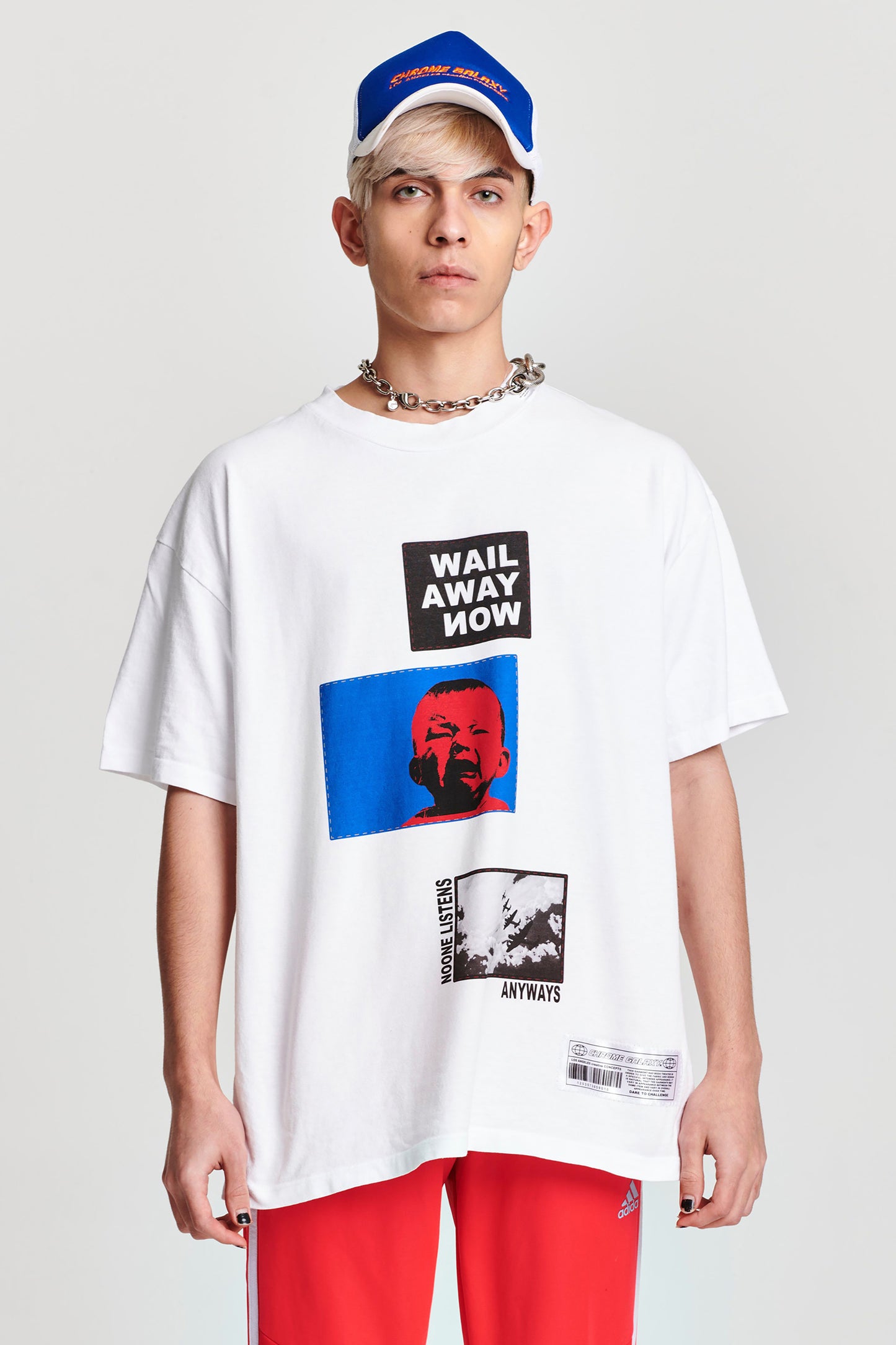 WAIL AWAY NOW SHORT SLEEVE T-SHIRT IN WHITE