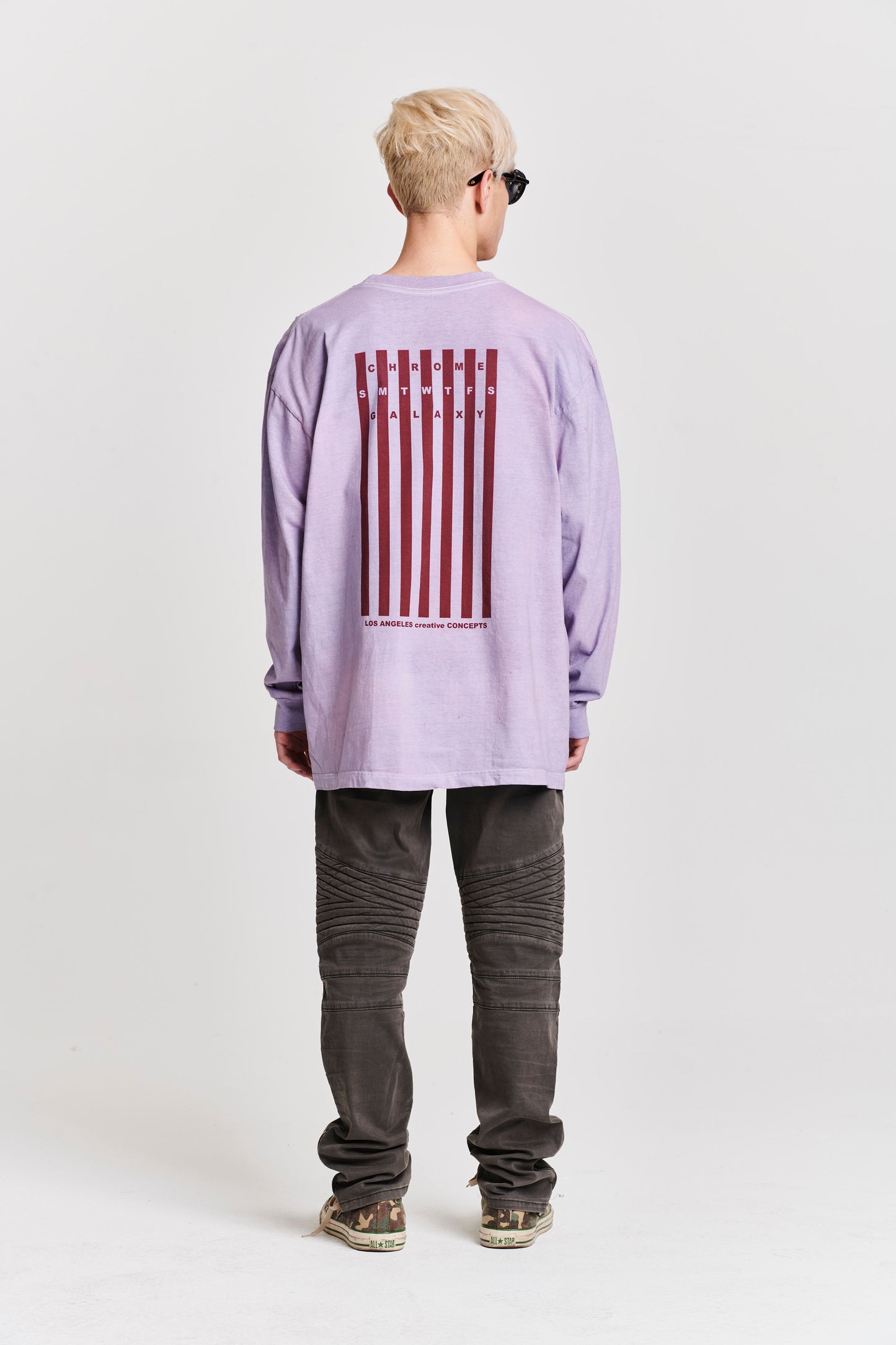 CONTENT 4 DAILY USE LONG SLEEVE T-SHIRT PURPLE