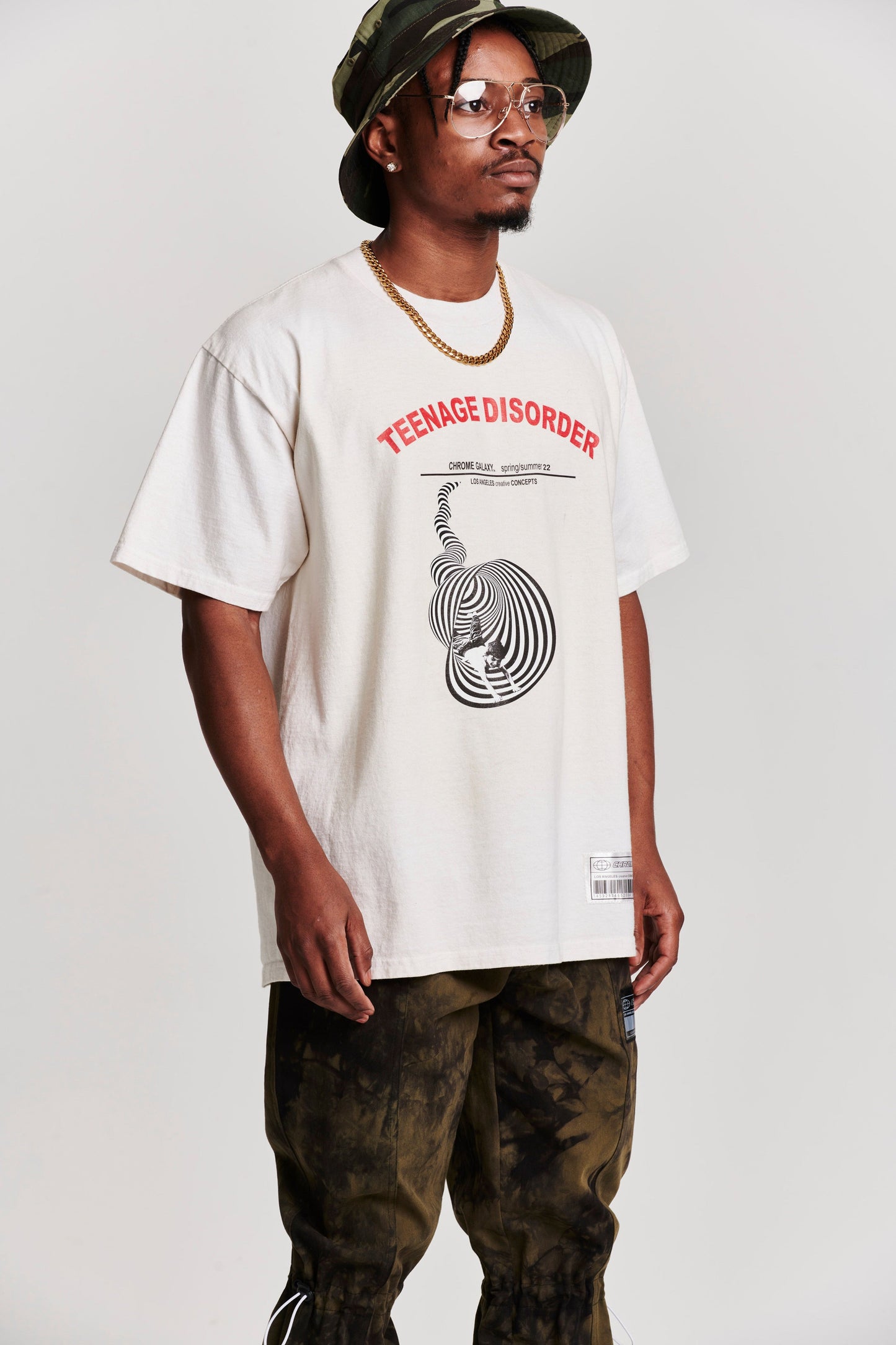 TEENAGE DISORDER SHORT SLEEVE T-SHIRT CREME